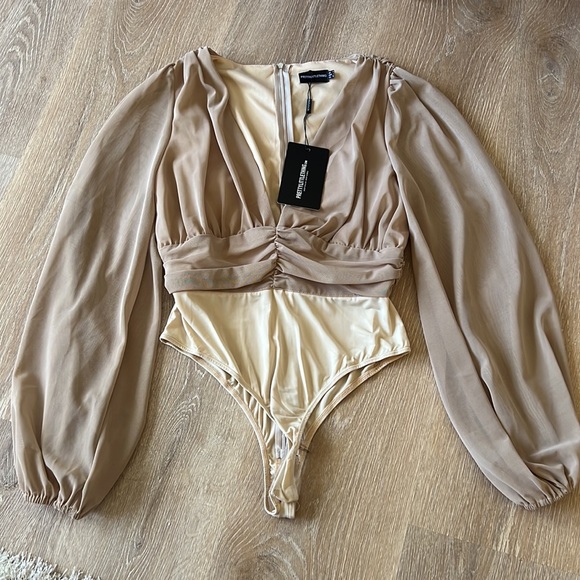 NWT PLT Nude Bodysuit - Picture 3 of 7